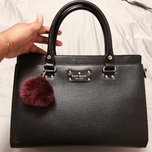 kate spade Handbags - Kate Spade Black Top Handle Strap Purse